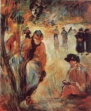 Skating in the Park - Art Print by Berthe Morisot | Movie Poster Prints from Posterazzi