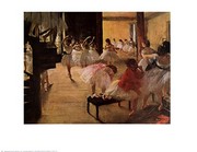 Ballet School - Art Print by Edgar Degas | Movie Poster Prints from Posterazzi
