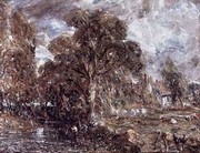 John Constable - On the River Stour Size 24x19 - Art Print by John Constable | Movie Poster Prints from Posterazzi