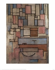 Composition with Color Areas - Art Print by Piet Mondrian | Movie Poster Prints from Posterazzi