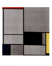 Composition No. 2 - Art Print by Piet Mondrian | Movie Poster Prints from Posterazzi