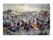 Central Park Winter - Art Print by  Currier and Ives | Movie Poster Prints from Posterazzi