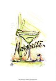 Drink up...Margarita - Art Print by Jay Throckmorton | Movie Poster Prints from Posterazzi