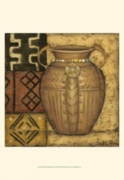 African Earthenware I - Art Print by Chariklia Zarris | Movie Poster Prints from Posterazzi