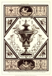 Sepia Pergolesi Urn I - Art Print by Michelangelo Pergolesi | Movie Poster Prints from Posterazzi
