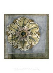 Small Rosette and Damask IV - Art Print by Jennifer Goldberger | Movie Poster Prints from Posterazzi