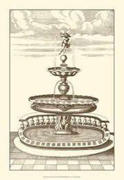 Courtyard Fountain I - Art Print by  Vision studio | Movie Poster Prints from Posterazzi