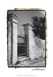 Old Bermuda Gate II - Art Print by Laura Denardo | Movie Poster Prints from Posterazzi