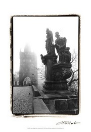 Charles Bridge in Morning Fog II - Art Print by Laura Denardo | Movie Poster Prints from Posterazzi