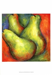 Abstract Fruits I - Art Print by Chariklia Zarris | Movie Poster Prints from Posterazzi