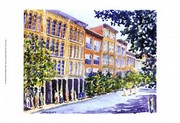 "A View of Second Street, Nashville, TN" - Art Print by J. Presley | Movie Poster Prints from Posterazzi