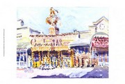 "Cowboy Palace, Jackson, WY" - Art Print by J. Presley | Movie Poster Prints from Posterazzi