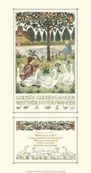 "Goosey, Goosey Gander" - Art Print by Francis D. Bedford | Movie Poster Prints from Posterazzi