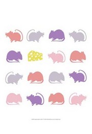 Animal Sudoku in Pink V - Art Print by Chariklia Zarris | Movie Poster Prints from Posterazzi