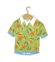 Beach Wear II - Art Print by Jennifer Goldberger | Movie Poster Prints from Posterazzi
