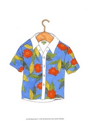 Beach Wear IV - Art Print by Jennifer Goldberger | Movie Poster Prints from Posterazzi