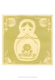 Russian Doll in Green - Art Print by June Erica Vess | Movie Poster Prints from Posterazzi
