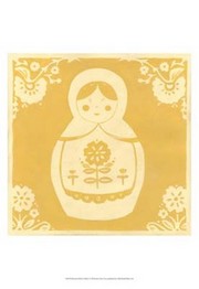 Russian Doll in Yellow - Art Print by June Erica Vess | Movie Poster Prints from Posterazzi