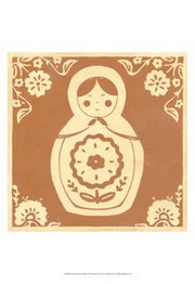 Russian Doll in Orange - Art Print by June Erica Vess | Movie Poster Prints from Posterazzi