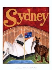 Sydney (A) - Art Print by Megan Meagher | Poster Prints from Posterazzi