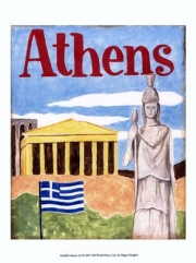 Athens (A) - Art Print by Megan Meagher | Poster Prints from Posterazzi