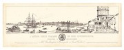 Antique Seaport III - Art Print by Antonio Aquaroni | Movie Poster Prints from Posterazzi