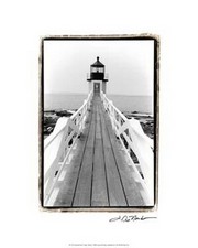 "Marshall Point Light, Maine" - Art Print by Laura Denardo | Movie Poster Prints from Posterazzi