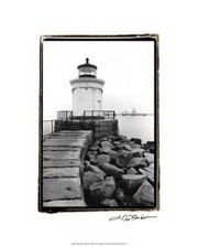 "Bug Light, Portland" - Art Print by Laura Denardo | Movie Poster Prints from Posterazzi