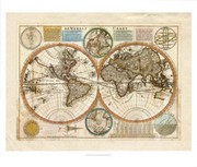 Dewerelt Caart Map - Art Print | Movie Poster Prints from Posterazzi