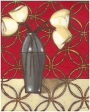 "Composition in Red, Gold, Cream II" - Art Print by Norman Wyatt | Movie Poster Prints from Posterazzi
