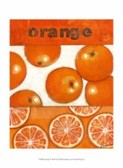Orange - Art Print by Norman Wyatt | Movie Poster Prints from Posterazzi