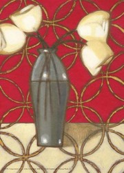 "Composition in Red, Gold, Cream II" - Art Print by Norman Wyatt | Movie Poster Prints from Posterazzi
