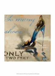 So Many Shoes - Art Print by Lorraine Vail | Movie Poster Prints from Posterazzi