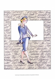 50s Fashion V - Art Print by Elissa Della-Piana | Poster Prints from Posterazzi