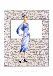 50s Fashion XI - Art Print by Elissa Della-Piana | Poster Prints from Posterazzi