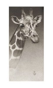 "Jean, The Giraffe" - Art Print by Frank Caldwell | Movie Poster Prints from Posterazzi