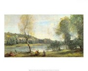 "Ville D'Avray, L'Etang" - Art Print by Jean-Baptiste Camille Corot | Movie Poster Prints from Posterazzi