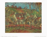 "The Red Roofs, 1877" - Art Print by Camille Pissarro | Movie Poster Prints from Posterazzi