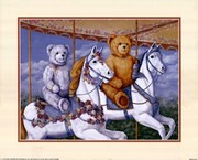 Bears Riding a Carousel - Art Print | Movie Poster Prints from Posterazzi