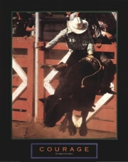 Courage - Bull Rider - Art Print | Movie Poster Prints from Posterazzi