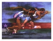 Olympic Track and Field - Art Print by Michael C. Dudash | Movie Poster Prints from Posterazzi