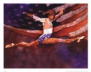 Olympic Gymnast - Art Print by Michael C. Dudash | Movie Poster Prints from Posterazzi