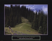 Adventure - Hiker - Art Print by Dermot Conlan | Movie Poster Prints from Posterazzi