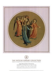 "Angels Playing Musical Instruments, Vatican Collection" - Art Print by Fra Angelico | Movie Poster Prints from Posterazzi