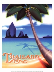 Thailand - Art Print by Ignacio Zabaleta | Movie Poster Prints from Posterazzi