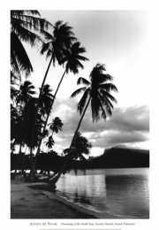 "Dreaming of the South Seas, Society Islands, French Polynesia" - Art Print by Alexis De Vilar | Movie Poster Prints from Posterazzi