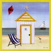 Beach House 2 - Art Print by Katharine Gracey | Movie Poster Prints from Posterazzi