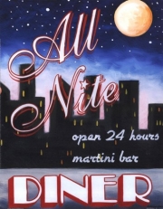 All Nite Diner - Art Print by Catherine Jones | Movie Poster Prints from Posterazzi