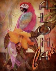 Aloha Cafe - Art Print by Alma Lee | Movie Poster Prints from Posterazzi