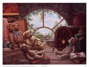 Bears In The Attic - Art Print by Janet Kruskamp | Movie Poster Prints from Posterazzi